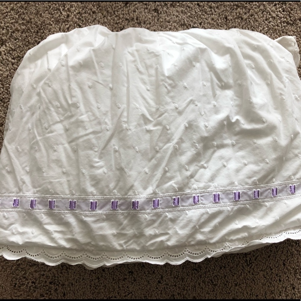 Pottery Barn Kids full bed skirt